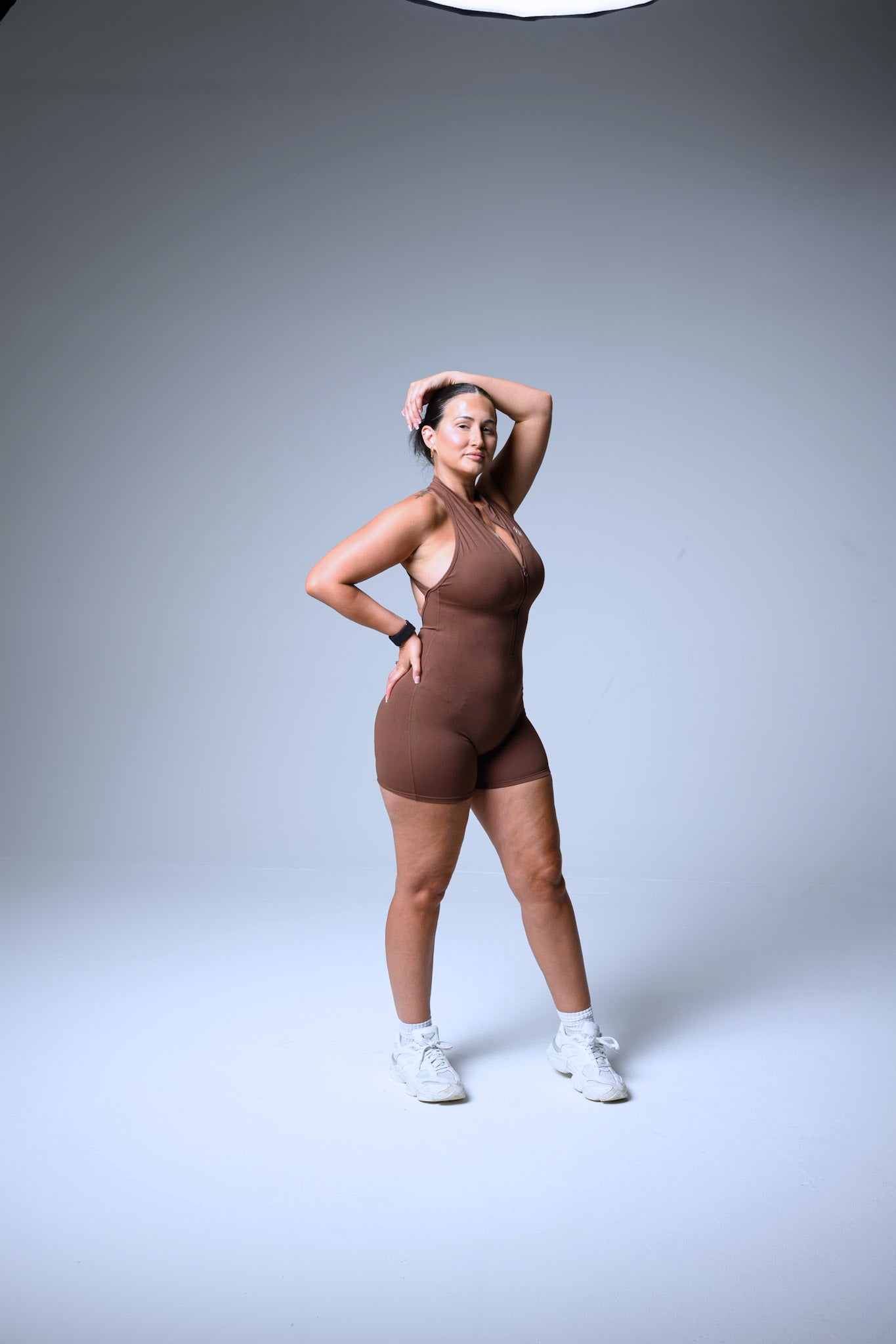 Rare Form Romper - Espresso